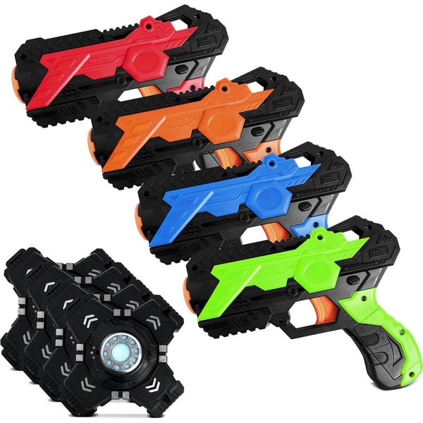 lasergame set voor kinderen - complete set lasergame pistolen - 4 personen - BestQuality.nl