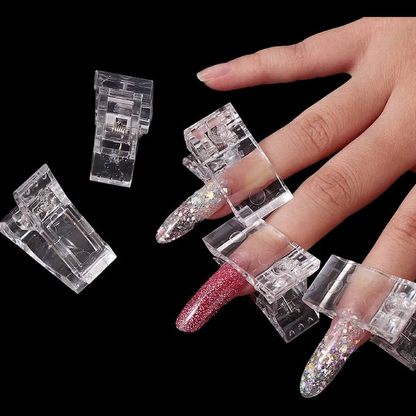 Nagelclips voor polygel nagels - Dual Form Klem - 10 stuks